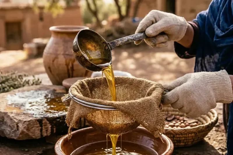Rituels marocains naturels pour une peau douce : exfoliation, ghassoul et huile d'argan